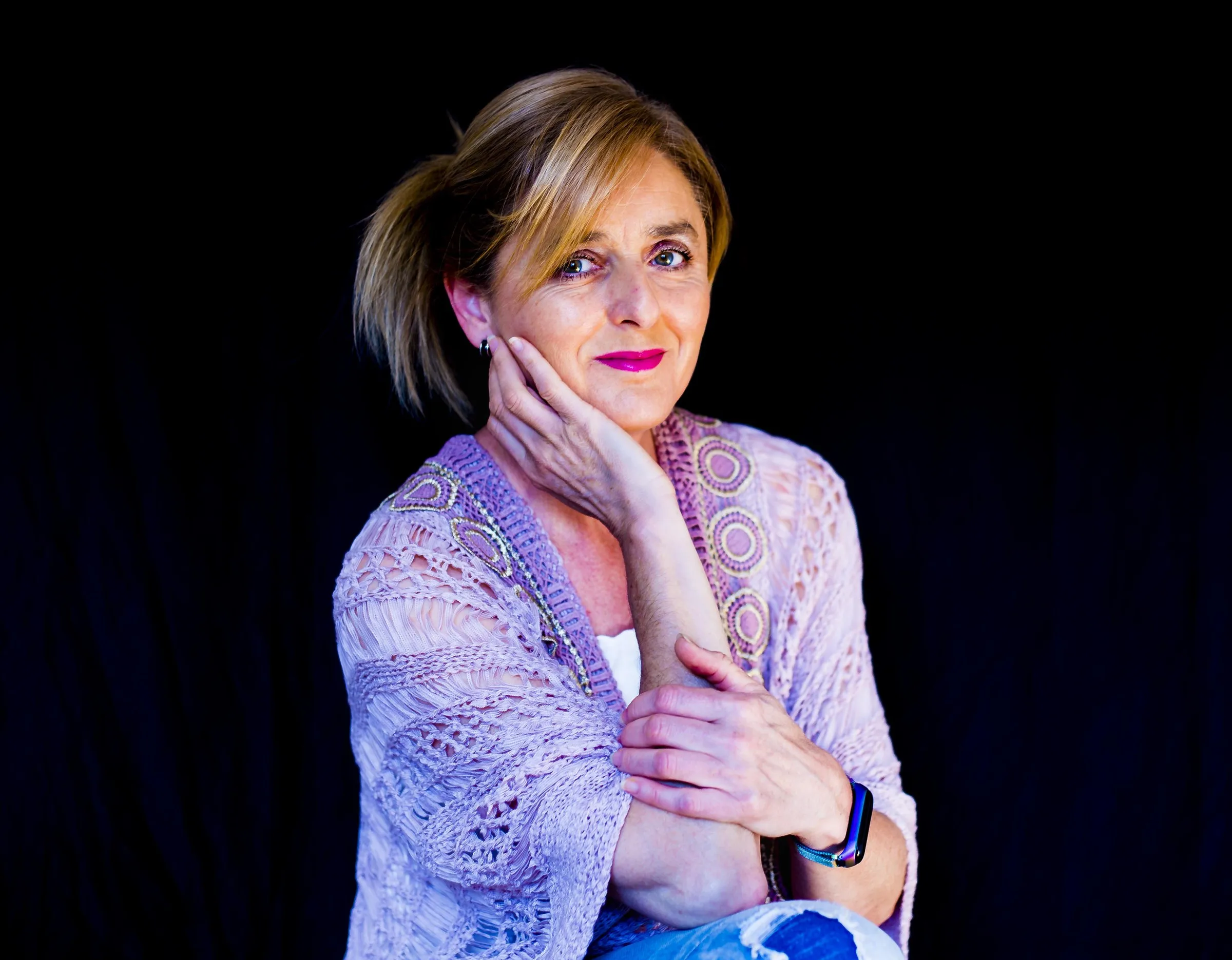 Luisa Valares — lila menton